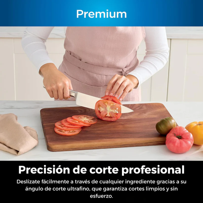 Set de cuchillos CulinaPro - Cuchillos que cortan como nuevos… siempre