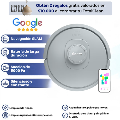 Aspiradora Robot TotalClean - Limpieza inteligente para cada rincón
